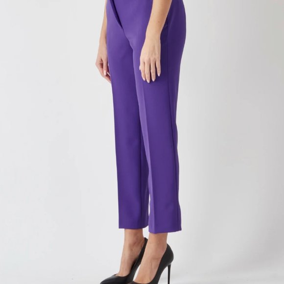 Italist Blugirl Pants in Purple size IT 42 (US Small) - Picture 2 of 6